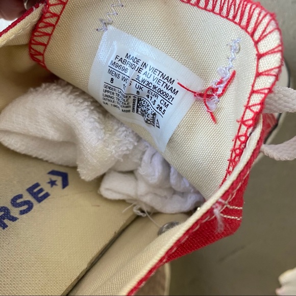 Converse All Star Red Low Top - Picture 3 of 5